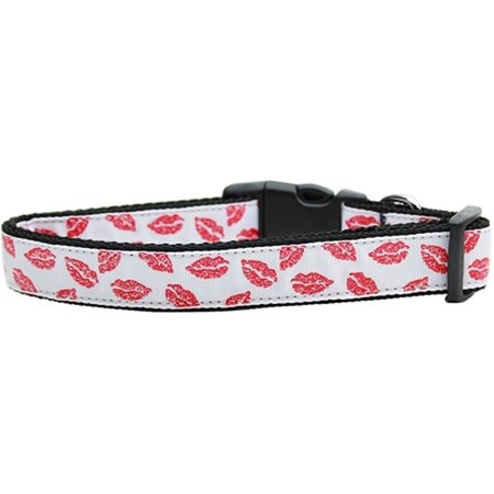 MIRAGE PET PRODUCTS Sparkling Smooches Nylon Cat Collar 125-097 CT